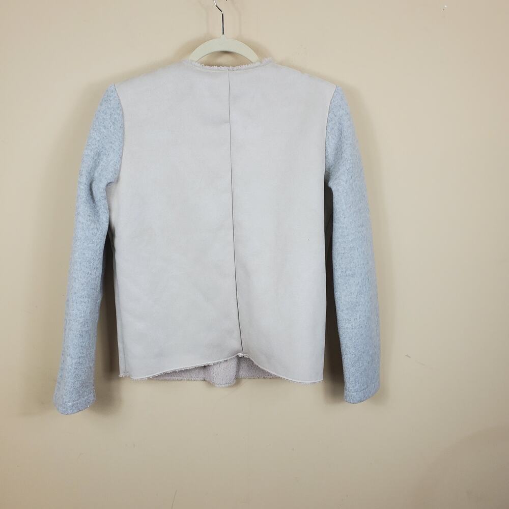 BB Dakota Glenna Sueded Jacket IN Bone Size S - Picture 4 of 11